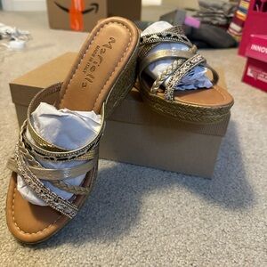 Mariella Leopard Wedges